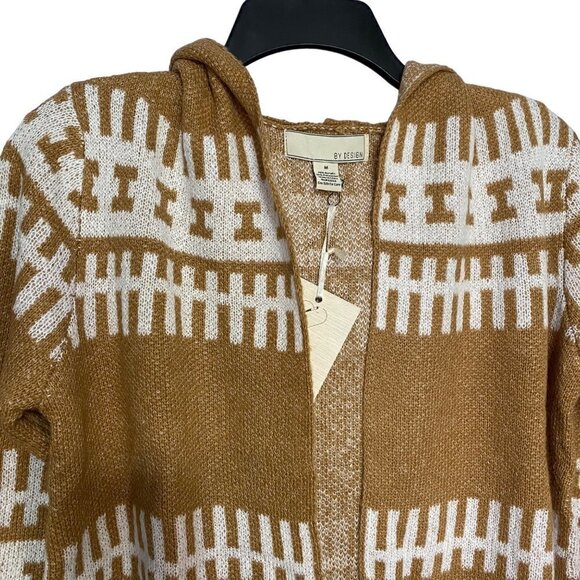 Love by Design Apollo Hooded Aztec Tribal Pattern Cardigan Size Medium - Picture 4 of 12